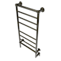 Amba Traditional 21-1/16" W x 43-15/16" H 115 V Hardwired Steel Towel Warmer Brushed Bronze