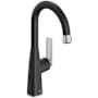 American Standard Aspirations 1.8 GPM Single Hole Pull Down Bar Faucet Matte Black / Stainless Steel
