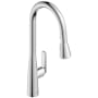 American Standard Aspirations 1.8 GPM Single Hole Pull Down Kitchen Faucet Polished Chrome