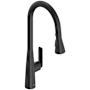 American Standard Aspirations 1.8 GPM Single Hole Pull Down Kitchen Faucet Matte Black