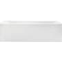 American Standard Studio 60" L x 32" W Three Wall Alcove Acrylic Soaking Tub with Right Drain and Overflow White