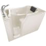 American Standard Premium 51-1/2" Walk-In Soaking Bathtub with Left-Hand Drain, Comfort Jets, and Quick Drain Pump - Roman Tub Filler and Handshower Included Linen