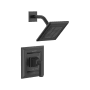 American Standard Town Square S Shower Only Trim Package with 1.8 GPM Single Function Shower Head Matte Black
