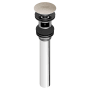 American Standard Universal Push Pop-up Drain With Overflow Brushed Nickel