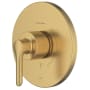 American Standard Studio S Single Function Pressure Balanced Valve Trim Only with Single Lever Handle - Less Rough In Brushed Cool Sunrise