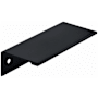 Amerock Edge Pull 3-3/4 Inch Center to Center Finger Cabinet Pull - Pack of 10 Matte Black