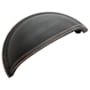 Amerock Cup Pulls 3 Inch Center to Center Countersunk Cup Cabinet Pull - Package of 10 Oil Rubbed Bronze