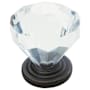 Amerock Traditional Classics 1-1/4 Inch Geometric Cabinet Knob Oil Rubbed Bronze