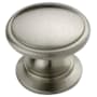 Amerock Ravino 1-1/4 Inch Diameter Mushroom Cabinet Knob - Package of 25 Satin Nickel