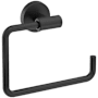 Amerock Arrondi 6-7/16" Wall Mounted Towel Ring Matte Black