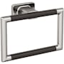 Amerock Esquire 5-1/4" Wall Mounted Towel Ring Brushed Nickel / Oil Rubbed Bronze