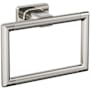 Amerock Esquire 5-1/4" Wall Mounted Towel Ring Polished Nickel