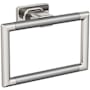 Amerock Esquire 5-1/4" Wall Mounted Towel Ring Polished Nickel / Stainless Steel