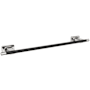 Amerock Esquire 22-11/16" Towel Bar Polished Nickel / Black Bronze