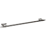 Amerock Esquire 28-5/8" Towel Bar Polished Nickel / Gunmetal