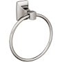 Amerock Highland 7-7/16" Wall Mounted Towel Ring Brushed Nickel