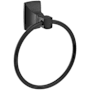 Amerock Highland 7-7/16" Wall Mounted Towel Ring Matte Black