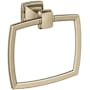 Amerock Revitalize 6-13/16" Wall Mounted Towel Ring Golden Champagne
