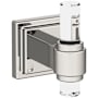 Amerock Glacio Robe Hook Clear / Polished Nickel