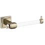 Amerock Glacio Wall Mounted Toilet Paper Holder Golden Champagne