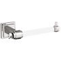 Amerock Glacio Wall Mounted Toilet Paper Holder Clear / Polished Nickel