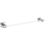 Amerock Glacio 20-1/4" Towel Bar Clear / Polished Nickel
