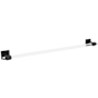 Amerock Glacio 26-1/4" Towel Bar Matte Black