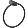 Amerock Monument 6-1/2" Wall Mounted Towel Ring Matte Black