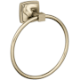 Amerock Stature 7-9/16" Wall Mounted Towel Ring Golden Champagne