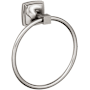 Amerock Stature 7-9/16" Wall Mounted Towel Ring Brushed Nickel