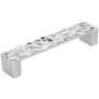 Amerock Calathea 5-1/16 Inch Center to Center Handle Cabinet Pull Polished Chrome