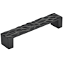 Amerock Calathea 5-1/16 Inch Center to Center Handle Cabinet Pull Matte Black