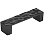 Amerock Calathea 3-3/4 Inch Center to Center Handle Cabinet Pull Matte Black