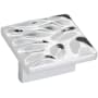 Amerock Calathea 1-15/16 Inch Square Cabinet Knob Polished Chrome