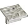 Amerock Calathea 1-15/16 Inch Square Cabinet Knob Satin Nickel