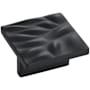 Amerock Calathea 1-15/16 Inch Square Cabinet Knob Matte Black