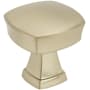 Amerock Stature 1-1/4 Inch Square Cabinet Knob Golden Champagne