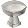 Amerock Stature 1-1/4 Inch Square Cabinet Knob Polished Nickel