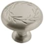 Amerock Nature's Splendor 1-5/16 Inch Mushroom Cabinet Knob Satin Nickel