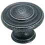 Amerock Inspirations 1-5/16 Inch Mushroom Cabinet Knob Wrought Iron Dark