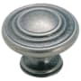 Amerock Inspirations 1-5/16 Inch Diameter Mushroom Cabinet Knob - Package of 25 Weathered Nickel
