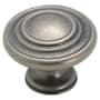 Amerock Inspirations 1-5/16 Inch Mushroom Cabinet Knob Weathered Nickel