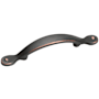 Amerock Inspirations 3 Inch Center to Center Handle Cabinet Pull Oil Rubbed Bronze