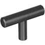 Amerock Bar Pulls 1/2 Inch Bar Cabinet Knob Matte Black