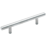 Amerock Bar Pulls 3-3/4 Inch Center to Center Bar Cabinet Pull Sterling Nickel