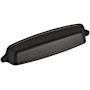 Amerock Stature 5-1/16 Inch Center to Center Cup Cabinet Pull Matte Black