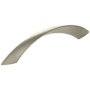 Amerock Essential'Z 5-1/16 Inch (128mm) Center to Center Arch Cabinet Pull Satin Nickel