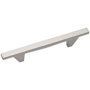 Amerock Sleek 3-3/4 Inch Center to Center Bar Cabinet Pull Satin Nickel