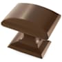 Amerock Candler 1-1/4 Inch Rectangular Cabinet Knob Caramel Bronze