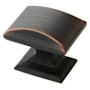 Amerock Candler 1-1/4 Inch Rectangular Cabinet Knob Oil Rubbed Bronze